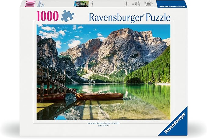 Puzzle - Pragser Wildsee, South Tyrol, Italy - 1000 Pieces - Ravensburger