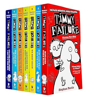 Timmy Failure's Finally Great 7 Books Set by Stephan Pastis