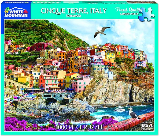 Puzzle - Cinque Terre, Italy - 1000 Piece - White Mountain