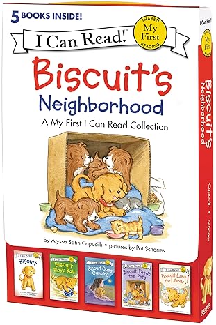 Biscuit's Neighborhood: A Box of 5 Stories for Beginning Readers and Dog Lovers by Alyssa Satin Capucilli