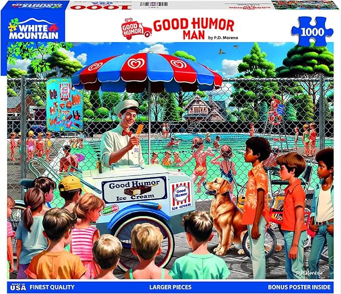 PUZZLE - Good Humor Man - 1000 Pieces - White Mountain