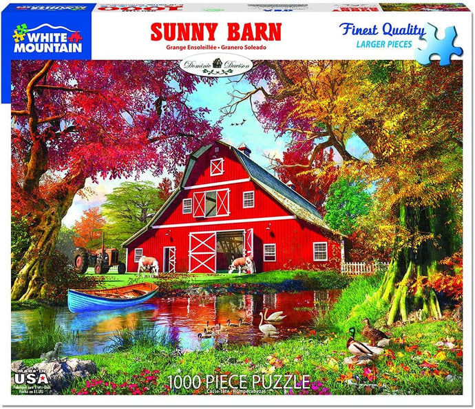 Puzzle - Sunny Barn - 1000 Piece - White Mountain