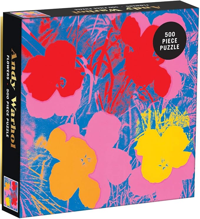 Puzzle - Flowers by Andy Warhol - 500 pieces by Galison