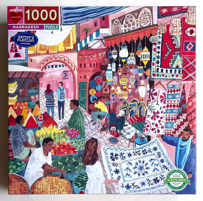 Puzzle - Marrakesh - 1000 Pieces - eeBoo Puzzles