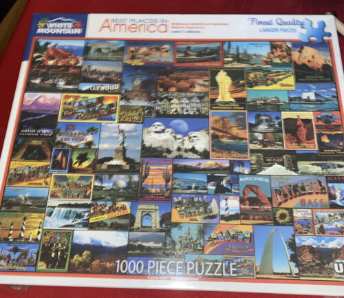 Puzzle - Best Places in America - 1000 Pieces - White Mountain