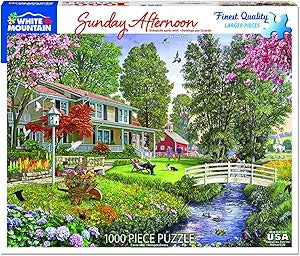 Puzzle - Sunday Afternoon - 1000 Piece - White Mountain