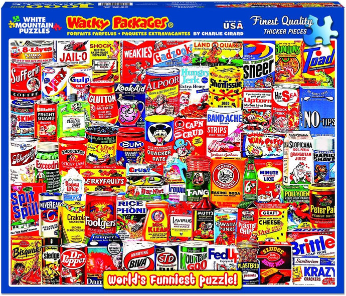 Puzzle - Wacky Packages - 1000 Piece - White Mountain