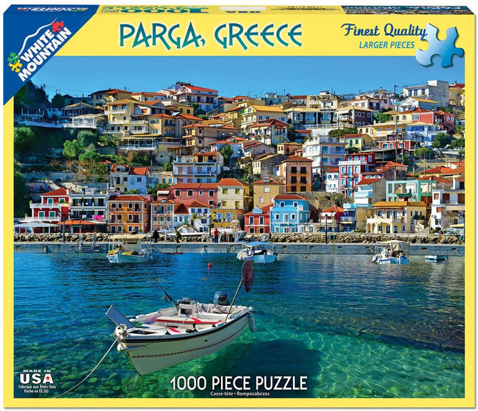 Puzzle - Parga, Greece - 1000 pieces - White Mountain