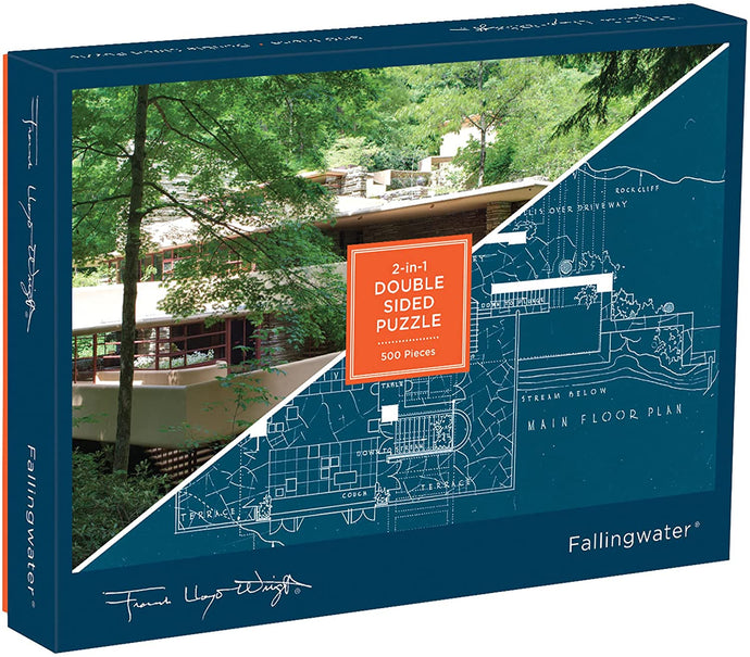 Puzzle - Fallingwater - 500 pieces - Double Sized - Galison