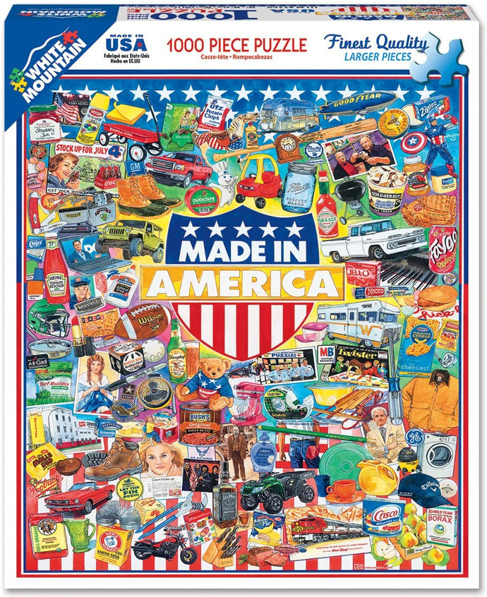 Puzzle - Made in America - 1000 pieces - White Mountain